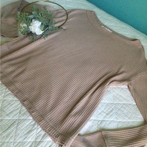 Free People Soft Cozy Thermal Shirt